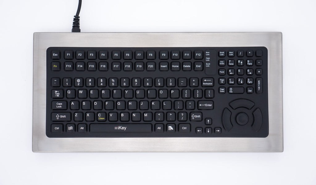Stainless Steel Keyboard with Integrated Force Sensing Resistor