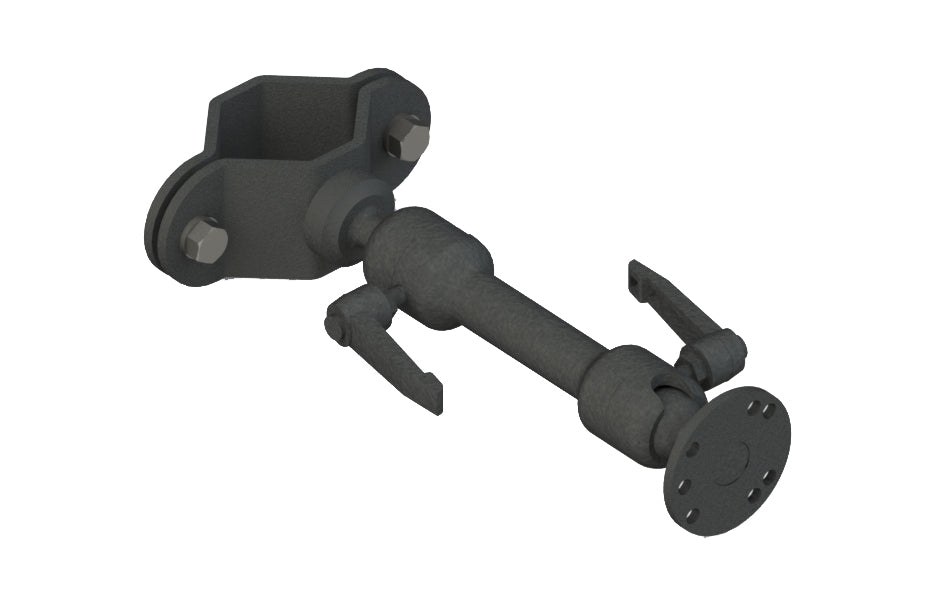 Zirkona 2″ to 3″ Pole Mount with 6″ Medium Dog-Bone & AMPs Plate