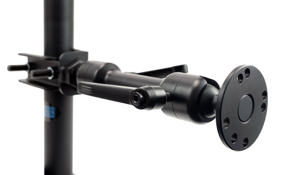 Zirkona 3/4″ to 1-7/8″ Pole Mount with 6″ Medium Dog-Bone & AMPs Plate