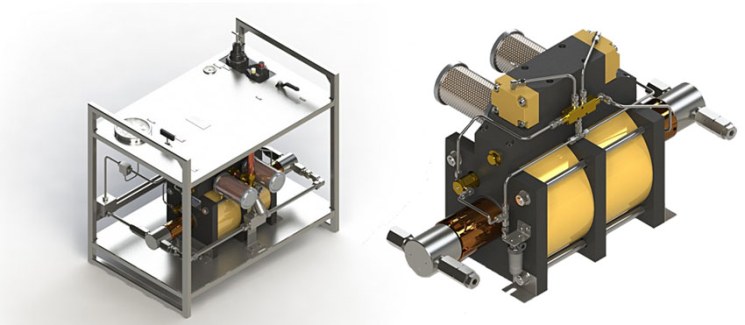 Double Head Double Acting Series Hydraulic Pumps