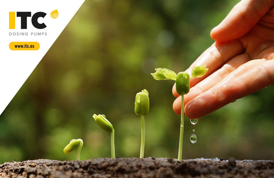 The fertilisation process with ITC dosing pumps optimises yield