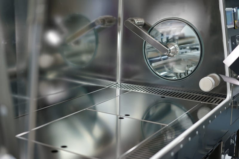 Laminar flow in Glovebox
