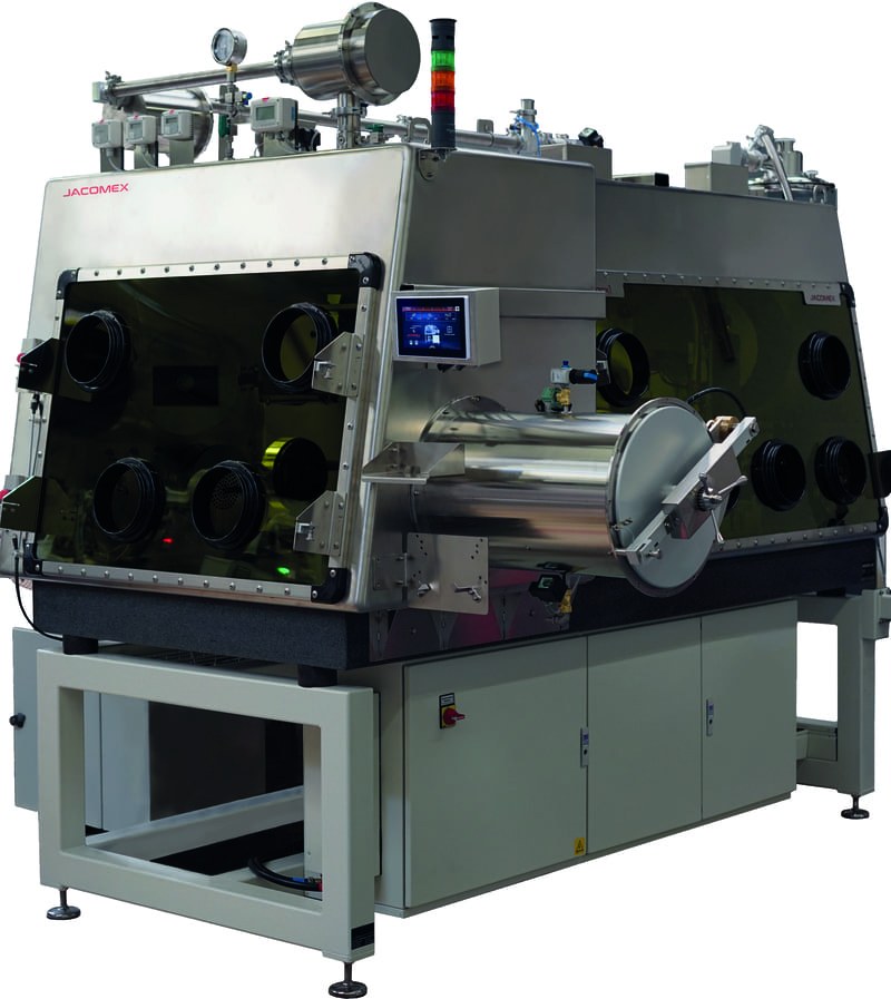 Laser Cutting in Glovebox