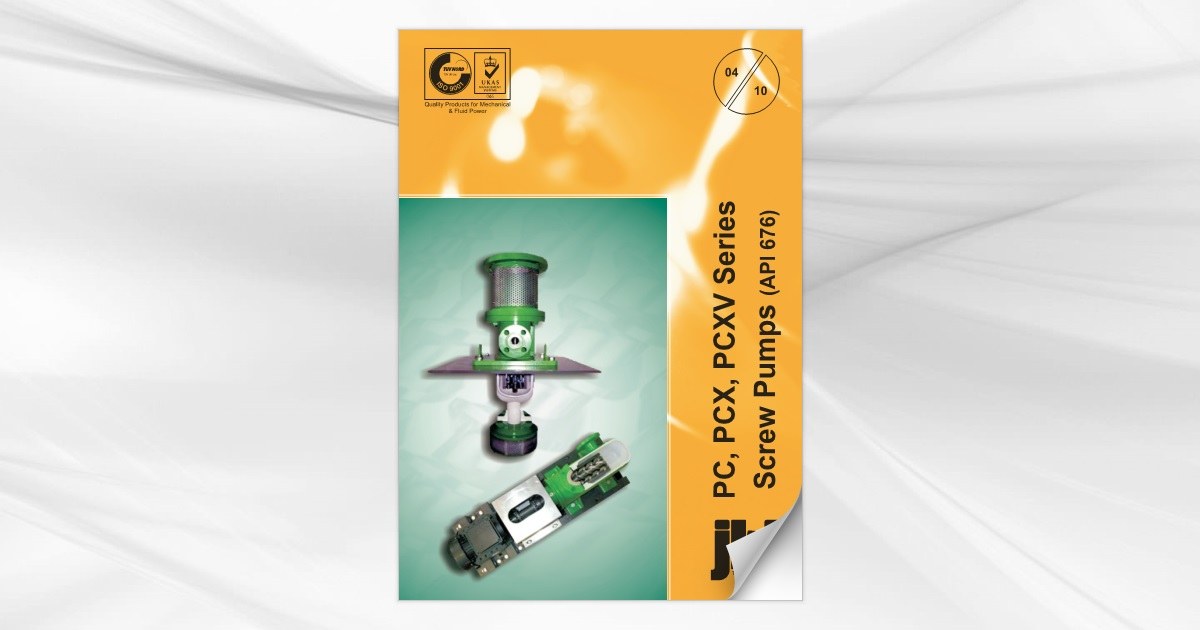 API 676 compliant screw pumps from jbj Techniques Limited