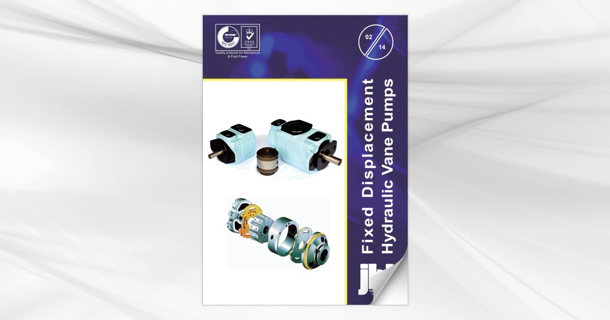 BD series high pressure vane pumps available from jbj Techniques Limited