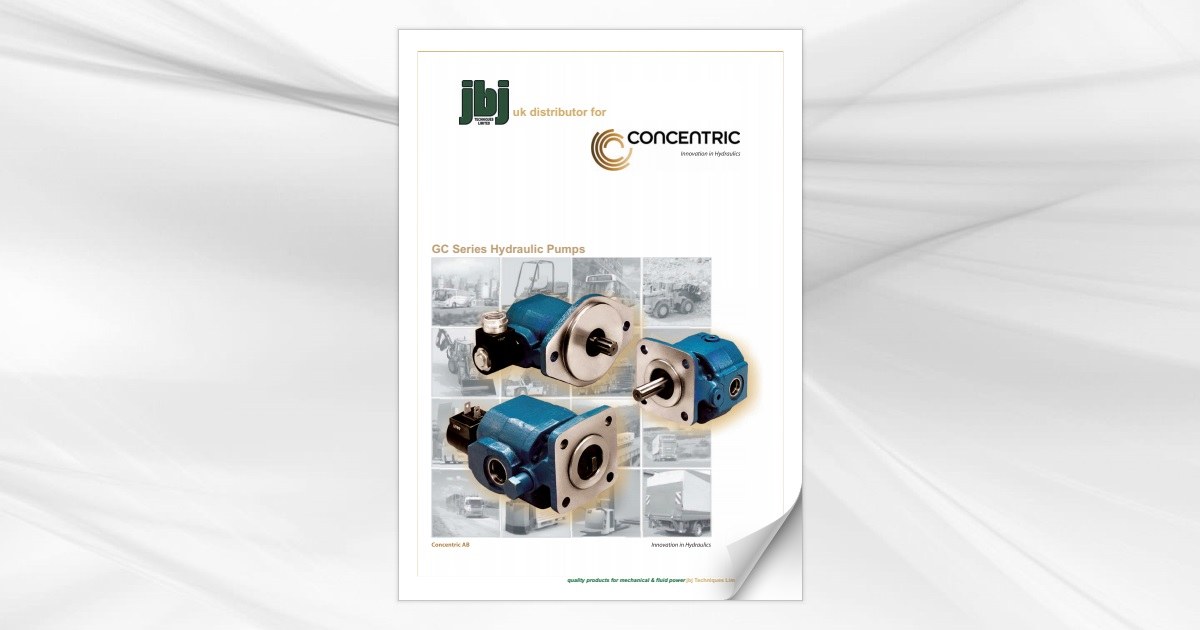 Concentric GC series gear pumps