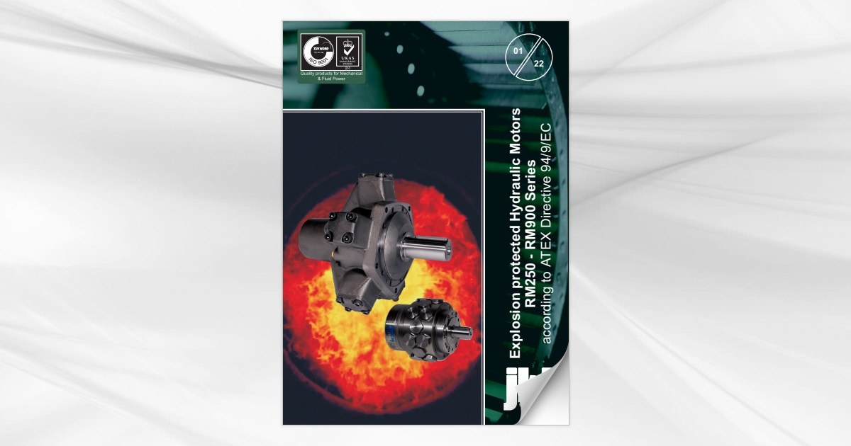 RM250 - RM900 radial piston motors available from jbj Techniques Limited