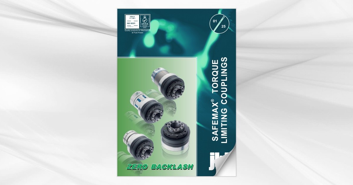Safemax® Zero backlash torque limiting couplings available from jbj Techniques Limited