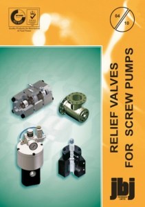 Screw pump relief valves from jbj Techniques Limited