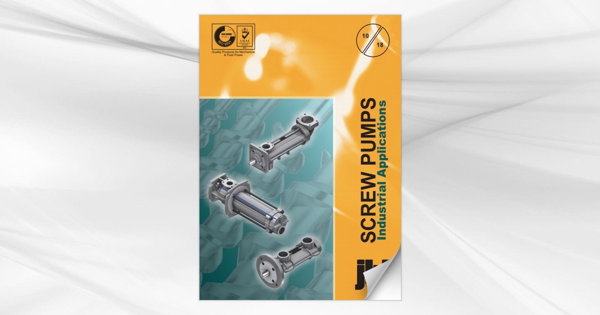 Screw pumps for industrial applications from jbj Techniques Limited