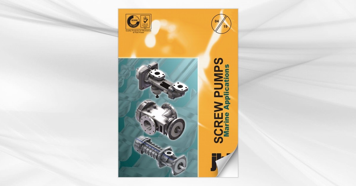 Screw pumps for marine applications from jbj Techniques Limited