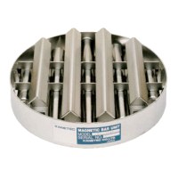 マグネット応用機器の総合メーカー、カネテック 丸格子形マグネット[KGM-C]
