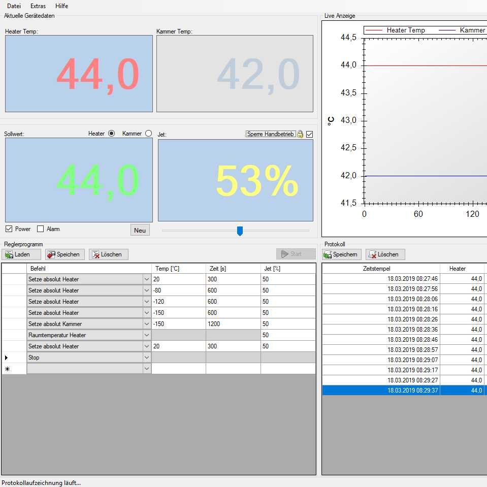 Software Kaltgas-Tool