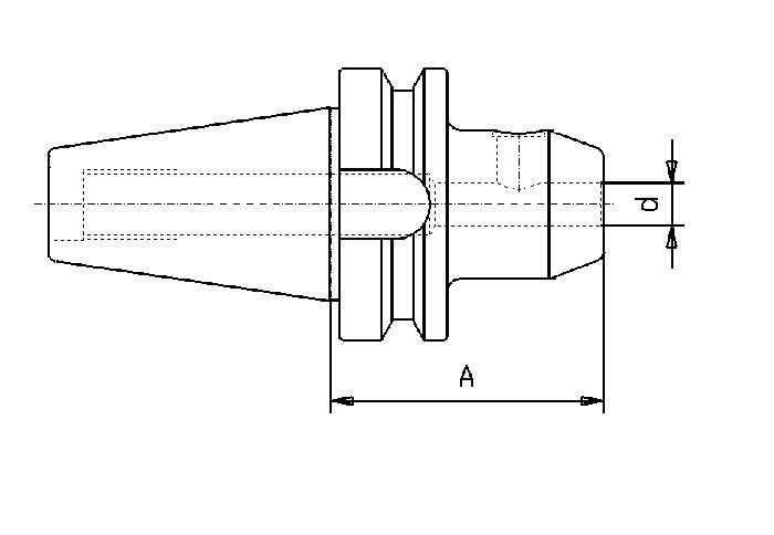Weldonfutter Schaft BT 50