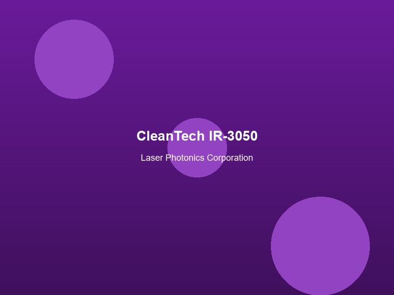 cleantech-ir-3050