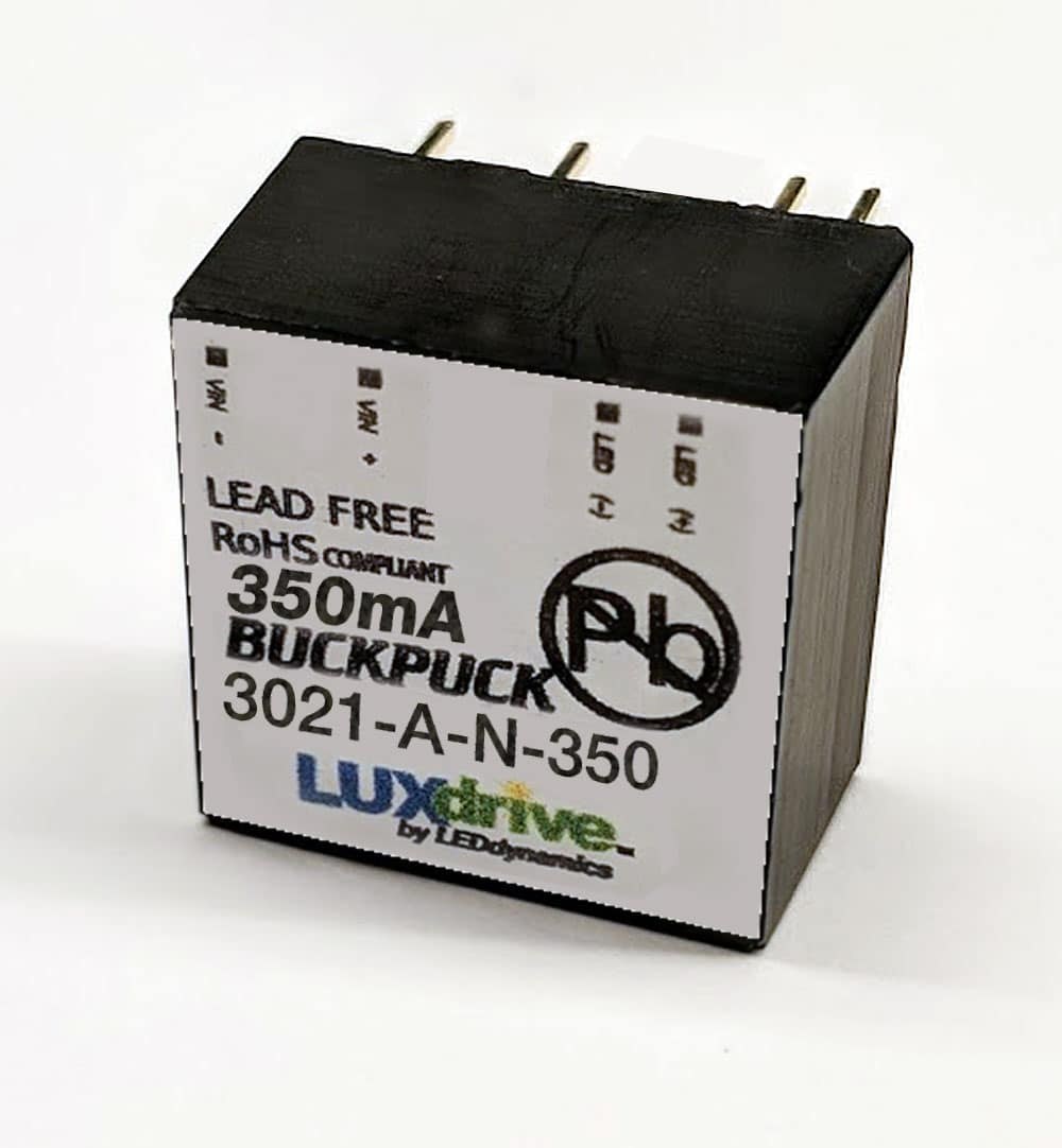 350mA Non-Dimmable BuckPuck AC Driver – PCB Mount