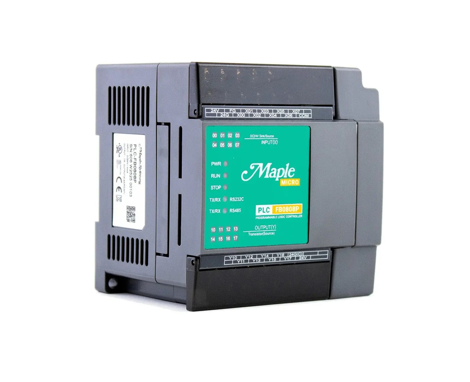 16-channel Micro PLC with Built-In I/O
