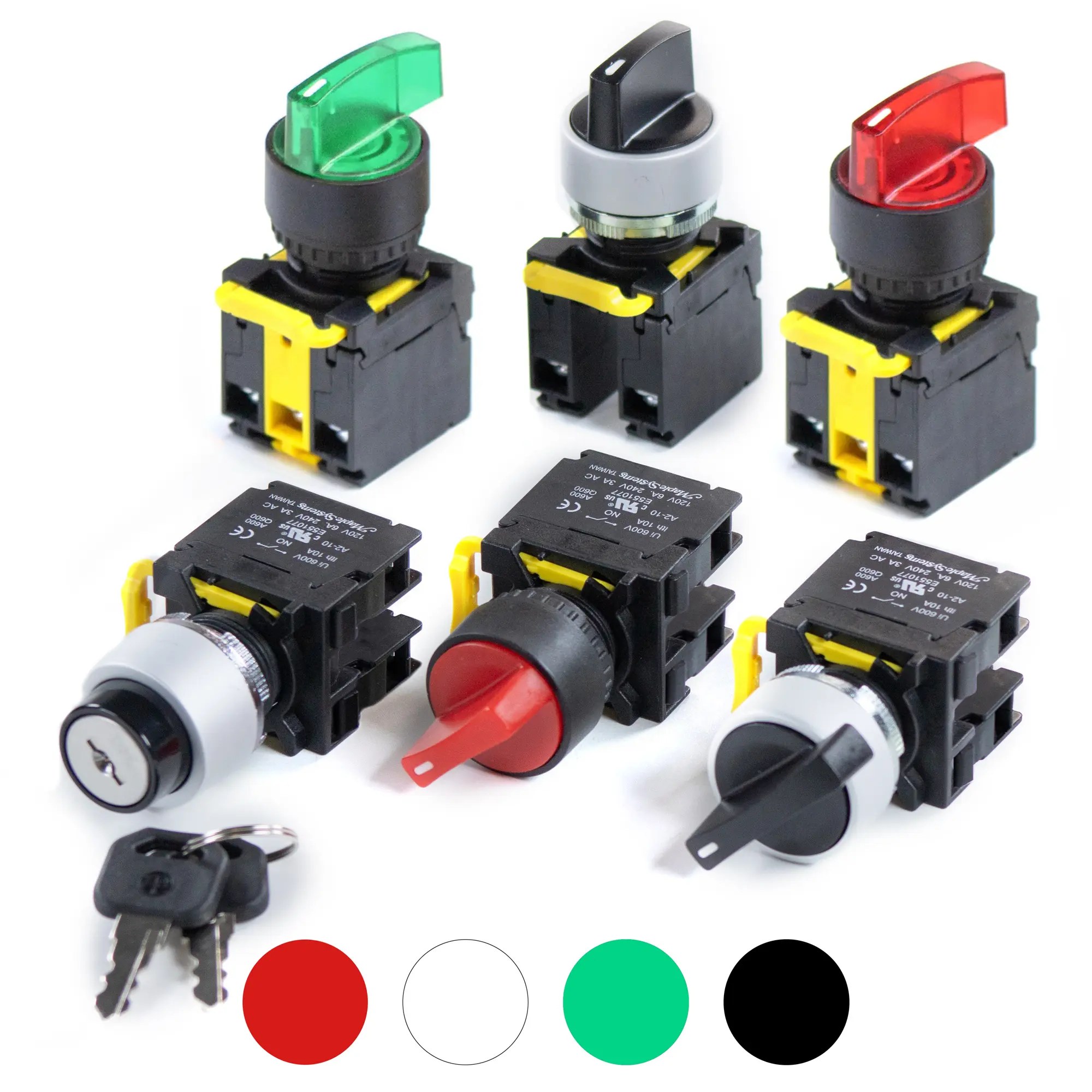 3 Position Selector Switches | Illuminated and Non