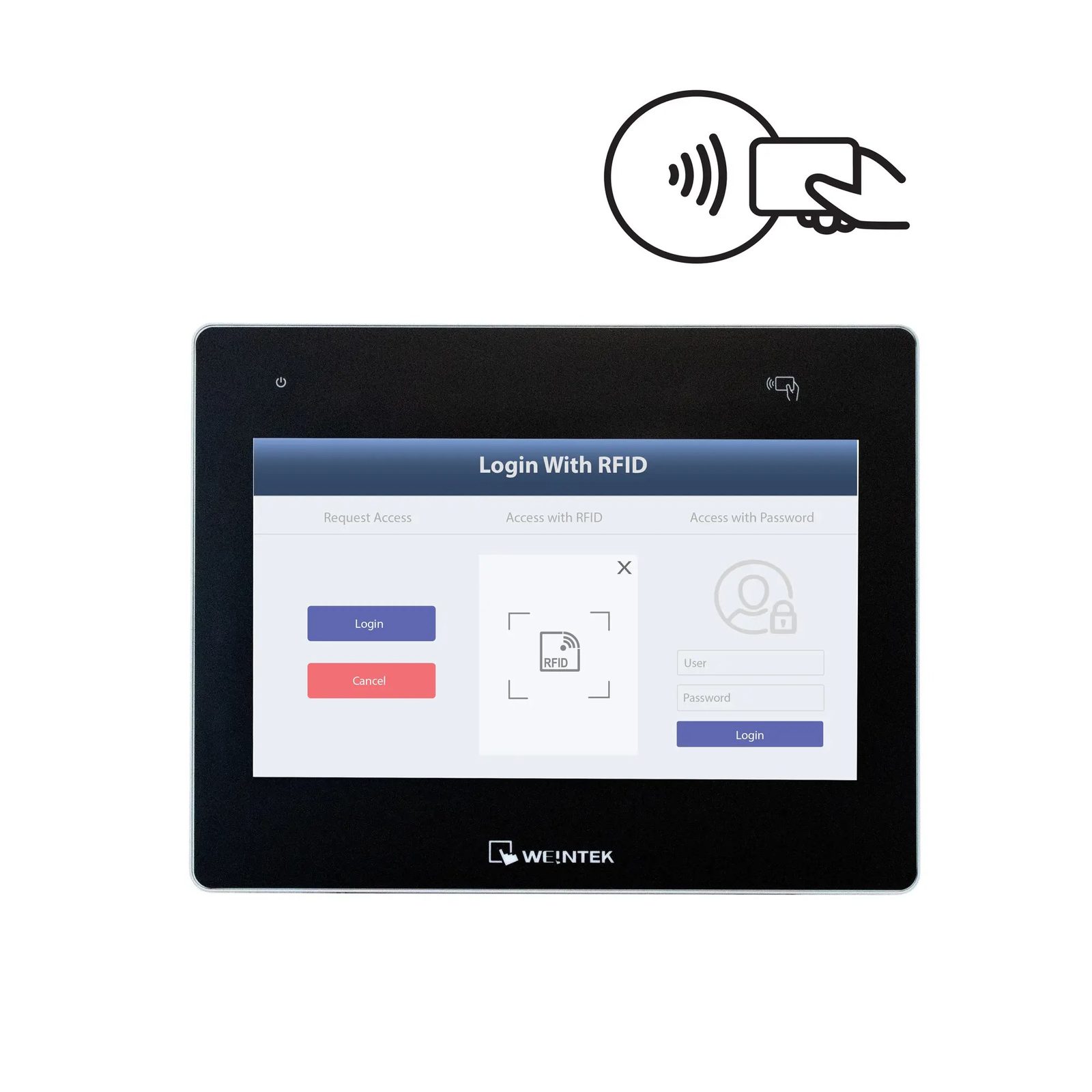 cMT3102Xv2R - 10.1 inch Wi-fi Capable HMI with built-in RFID