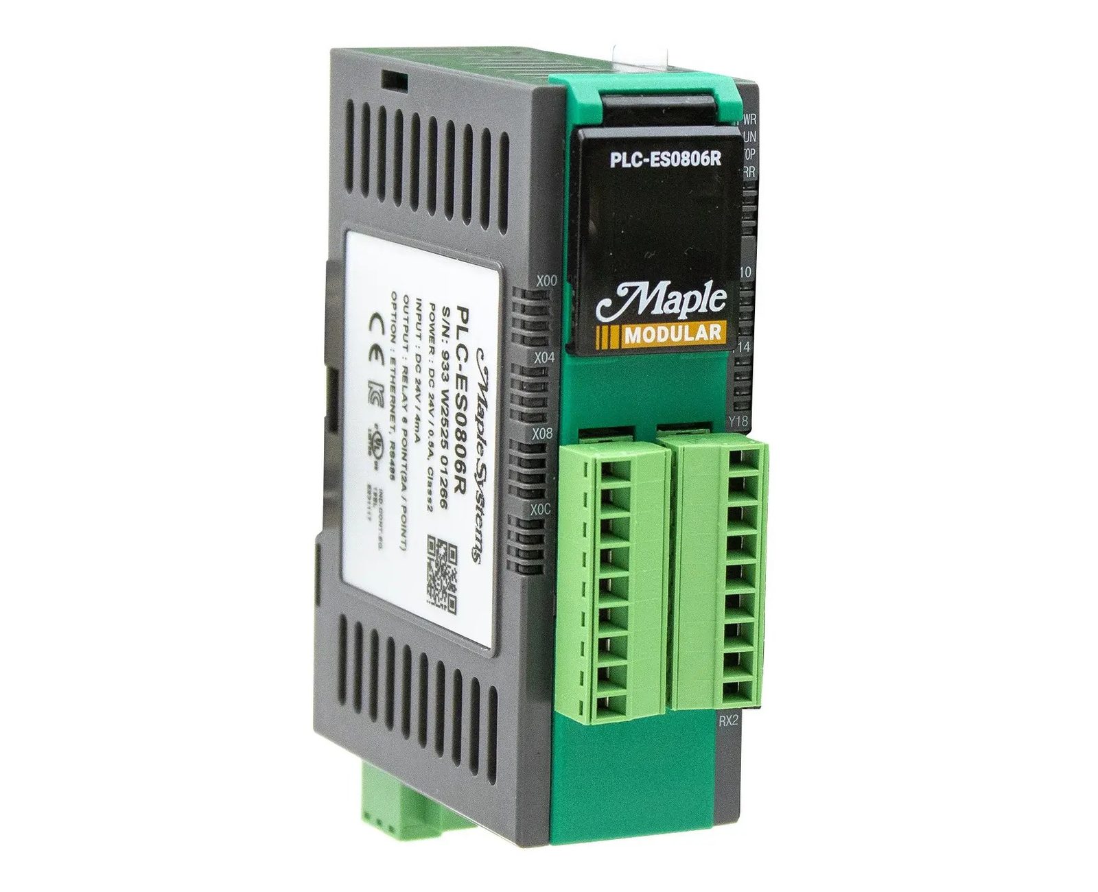 Compact PLC Built-In I/O, PID, HSC & Positioning PLC-ES0806R