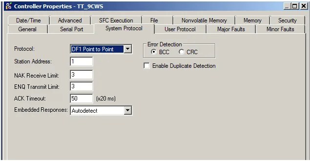Connection Parameters Needed for HMI/cMT Products to Communicate with an Allen-Bradley CompactLogix Free Tag Names using