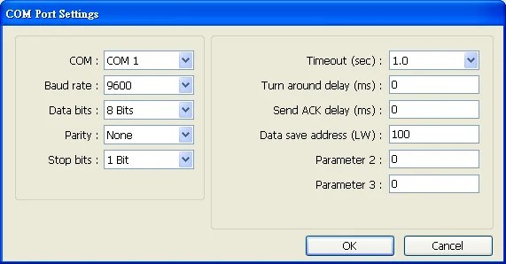 Connection Parameters Needed for HMI/cMT Products to Communicate with MEIKONG Metro Safe Server using EBPro (EasyBuilder