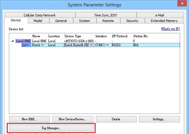 Connection Parameters Needed for HMI/cMT Products to Communicate with Bosch Rexroth SIS (Symbolic Addressing) using EBPr