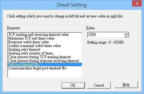 Connection Parameters Needed for HMI/cMT Products to Communicate with Fuji SPH2000/3000 Standard Mode (Ethernet) using E