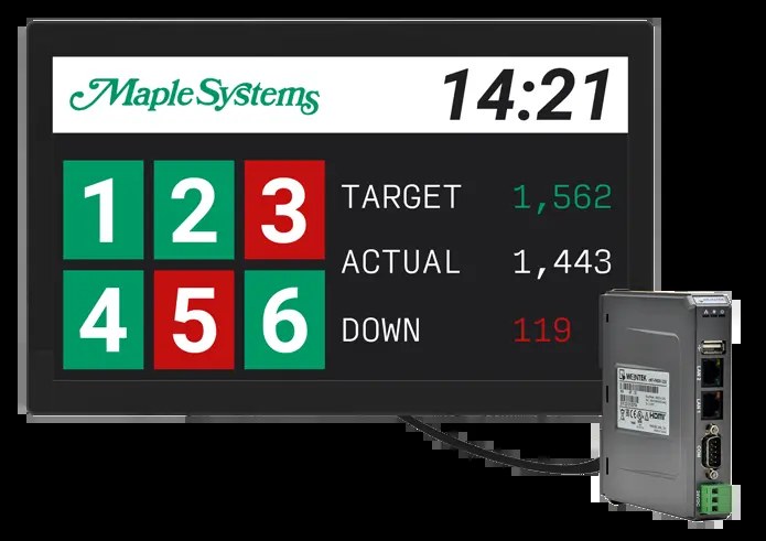 How a headless HMI powers an Andon Status Display system