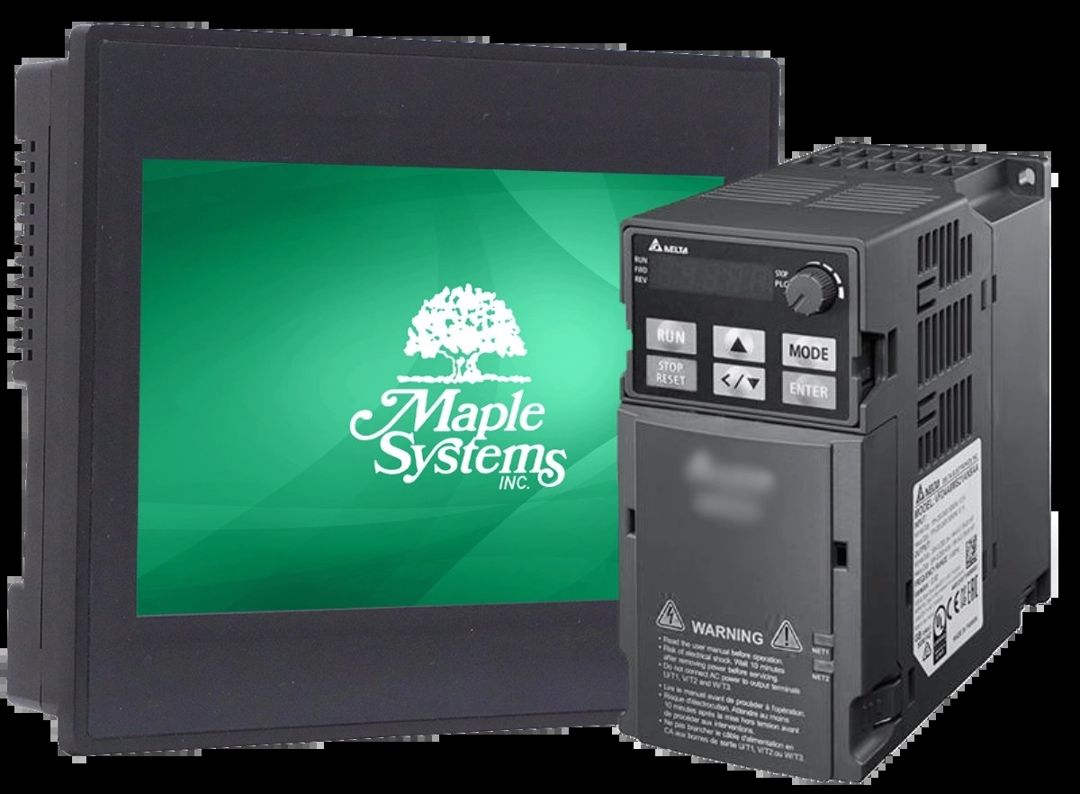 How to Control a VFD with a Maple Systems HMI + PLC Combo Unit