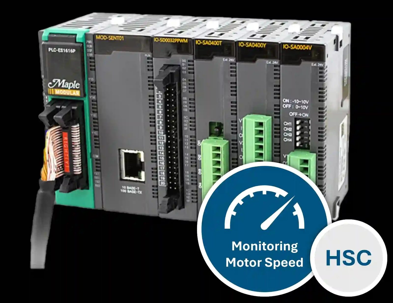 How to Measure Motor Speed Using a High Speed Counter with a Quadrature Encoder