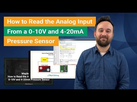 How to Read the Analog Input from a 0-10V and 4-20mA Pressure Sensor