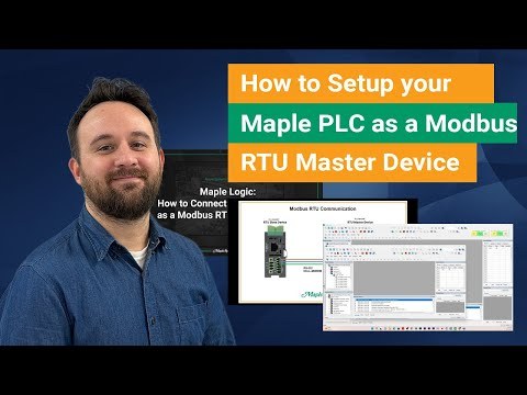How to Set Up your Maple PLC as a Modbus RTU Master Device