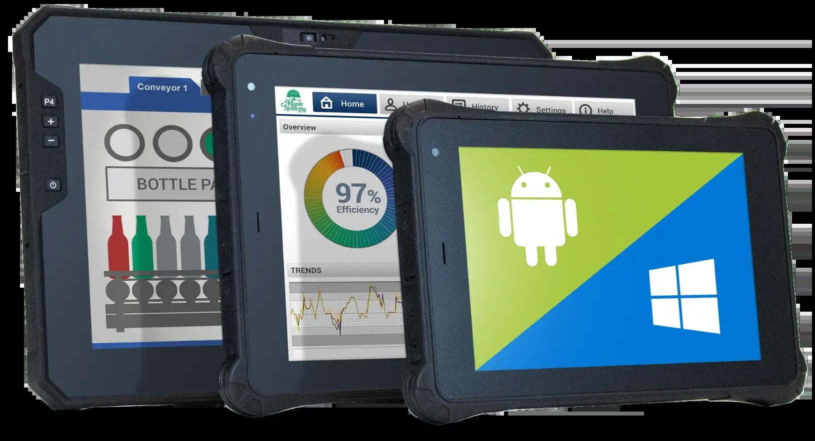 Industrial Rugged Tablets | Windows & Android | IP67 MIL-STD
