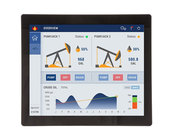 Sunlight Readable Industrial Touchscreen Monitor