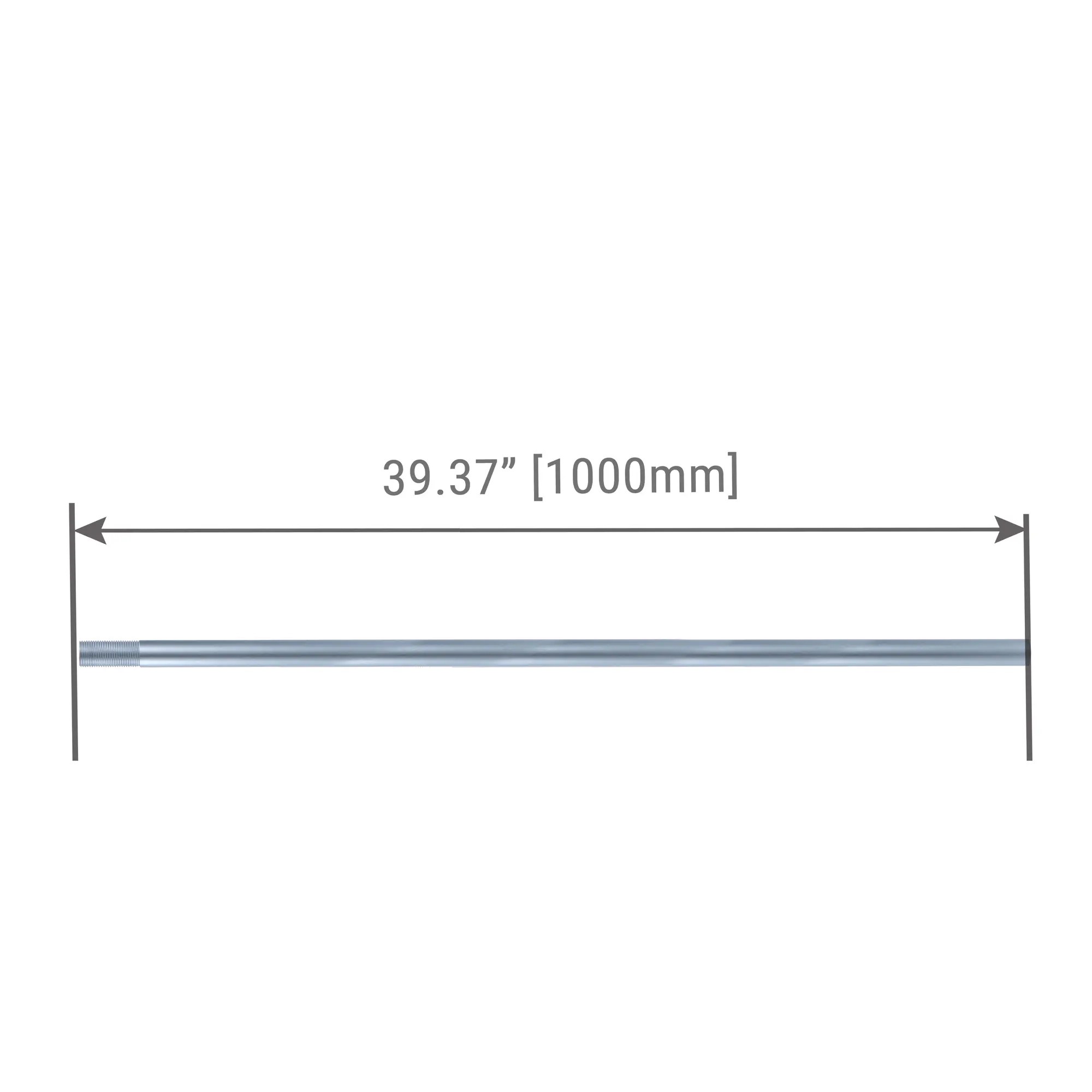 TP181000 Ø18mm x 1000mm Aluminum Tower Light Pole