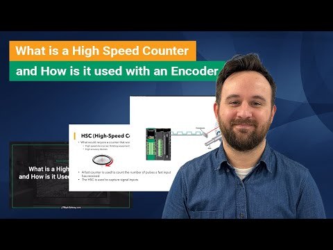What is a High Speed Counter and How is it Used with an Encoder?