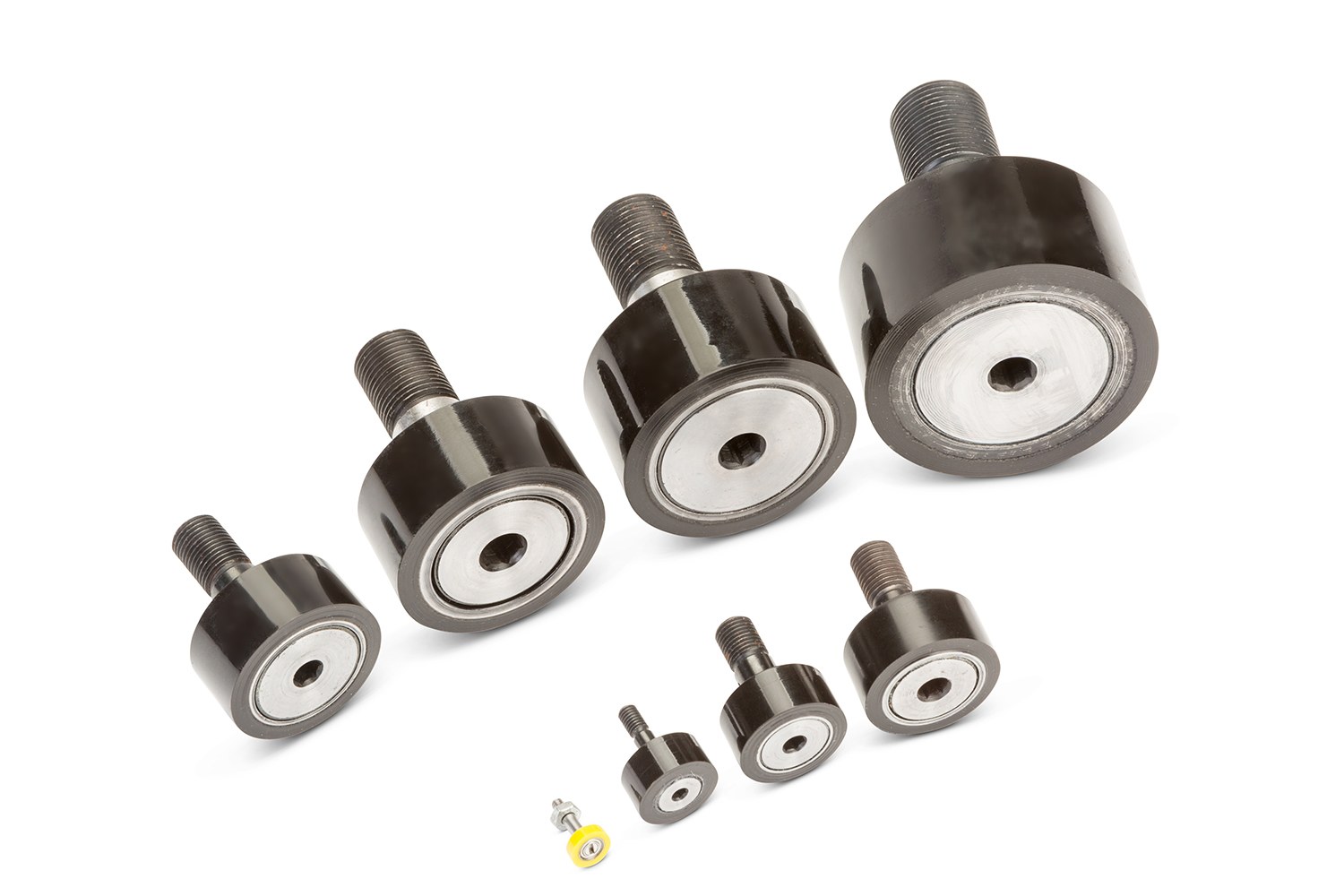 Polyurethane Track Rollers | Urethane Coated Cam Followers