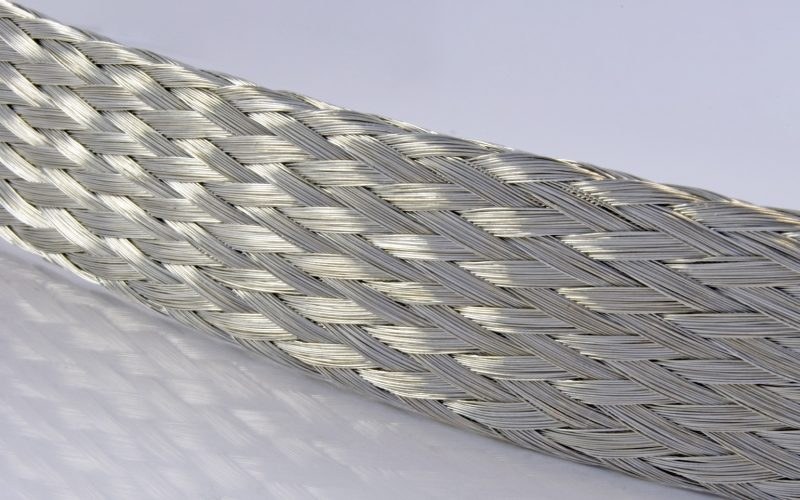 BCU F Tinned Copper Flat Braid