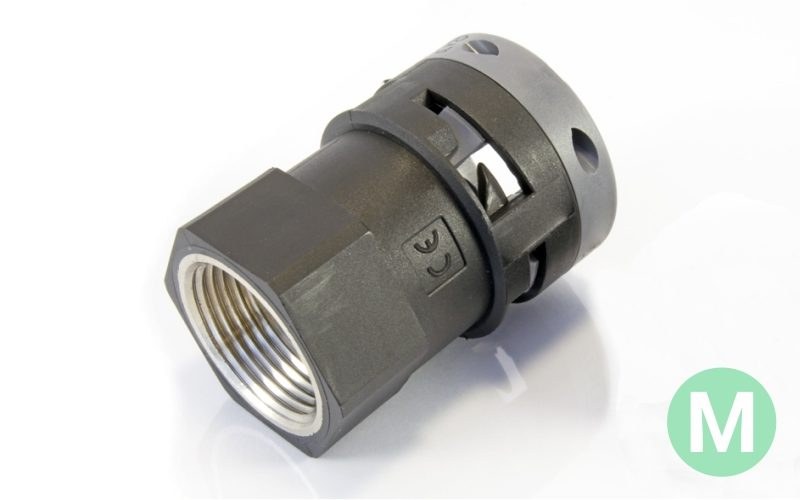 BFS Female Metric Fitting with Brass Thread