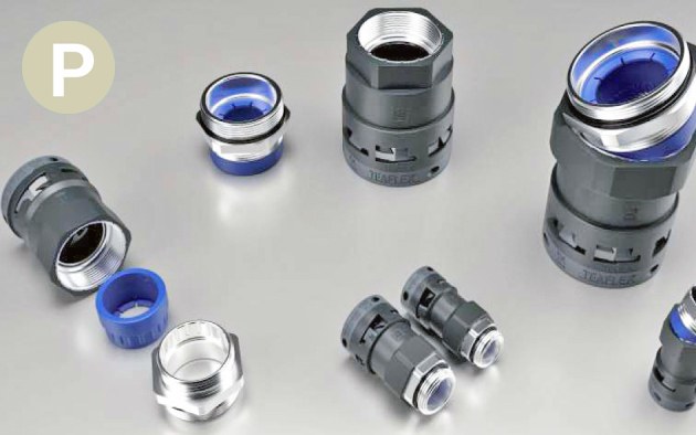 BRS PG Strain Relief Fitting with Metal Thread