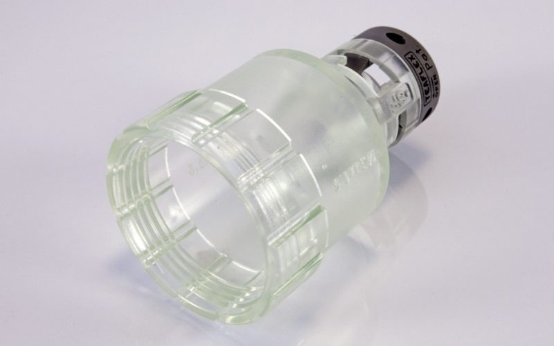 CFS Female Fine Metric Clear Fitting for Electronic Sensors