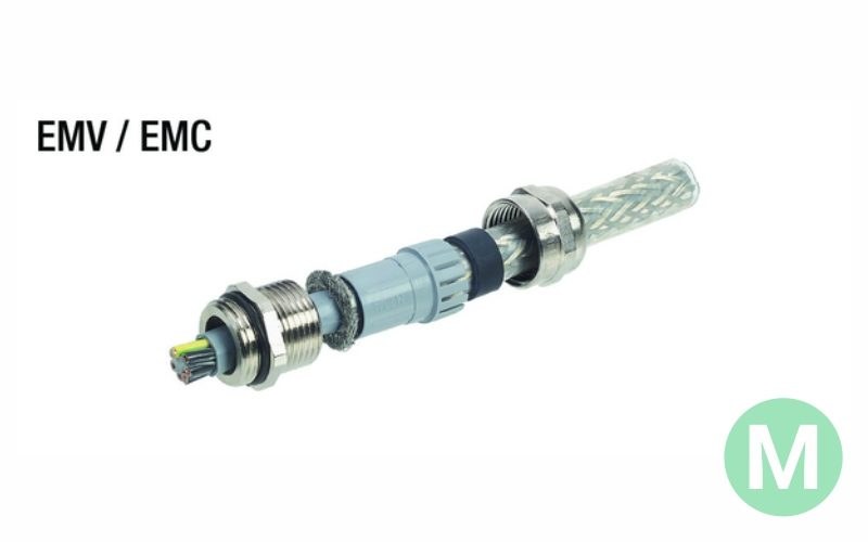 EM-NGJ Metal Metric EMI Cable Gland