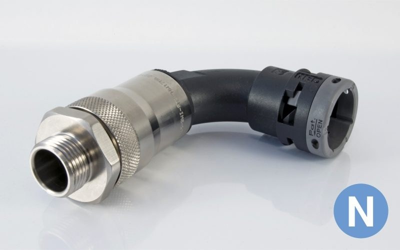 EMP ME 90° Elbow NPT EMI Fitting