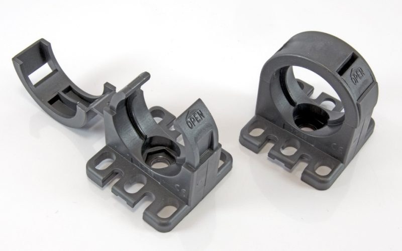 KC6 One-Piece Tube Clamp with Integrated Fixed Base