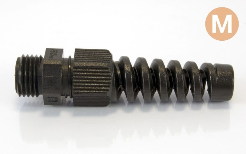 KGFJ Spiral Head Metric Polyamide Cable Gland