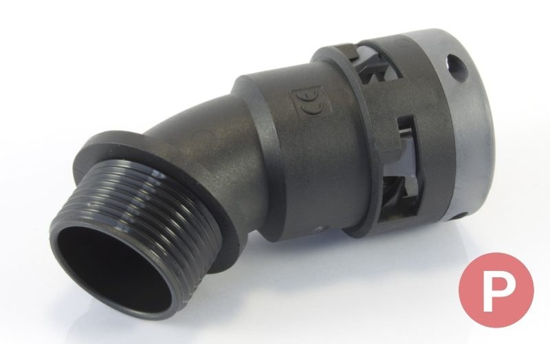 KMF 45° Elbow Male PG Thread Fitting