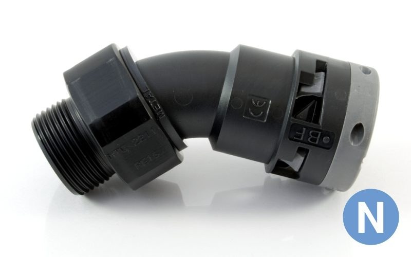 LMSF 45° Male NPT Fitting with Metal Thread