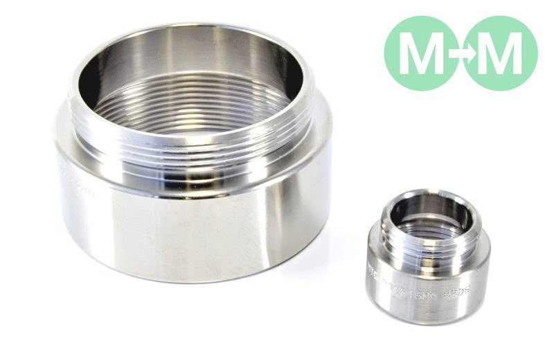 Metric to Metric Enlarger Transition Fittings