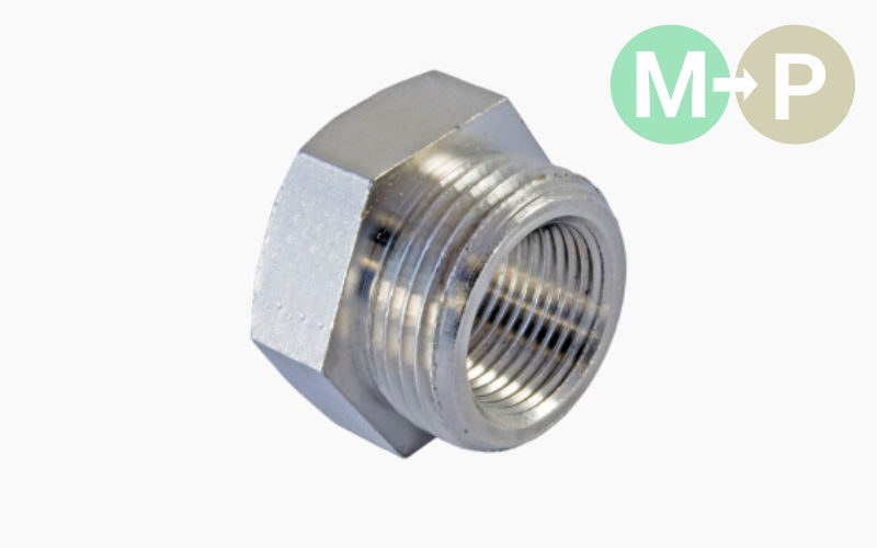 Metric to PG Reducer Fittings